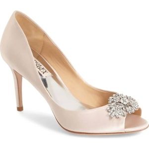Badgley Mischka Accent Peep Toe Heel